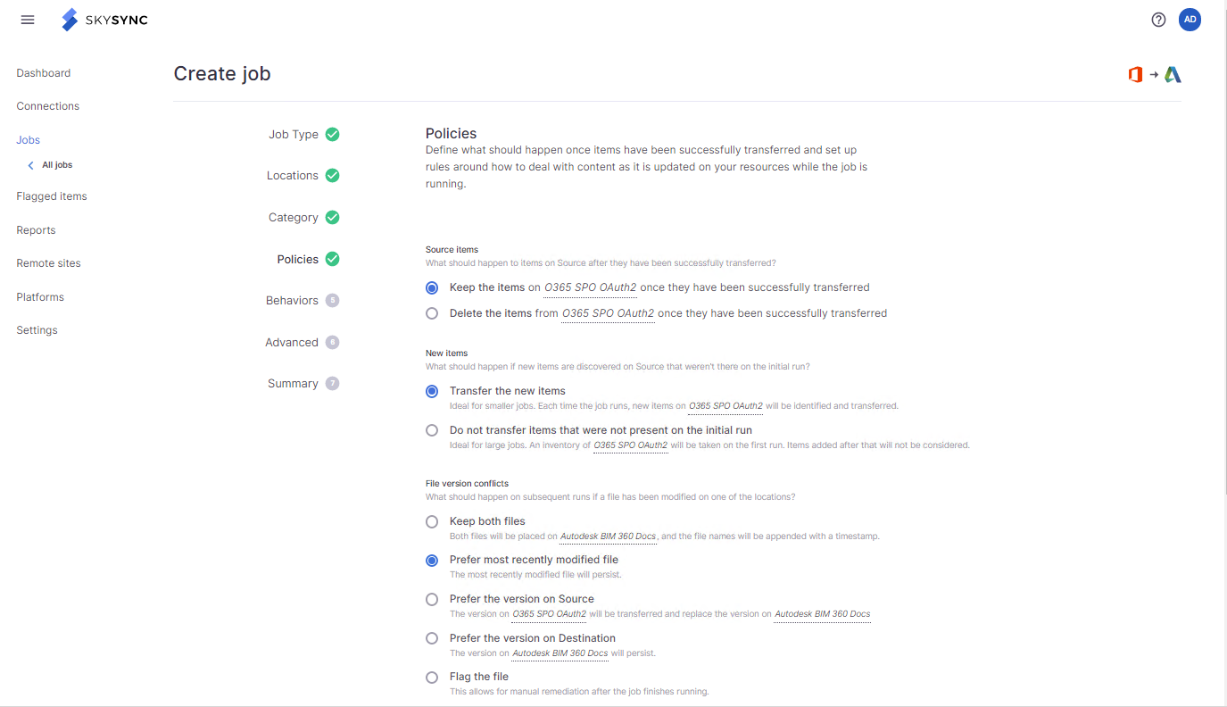 SkySync - Job Features