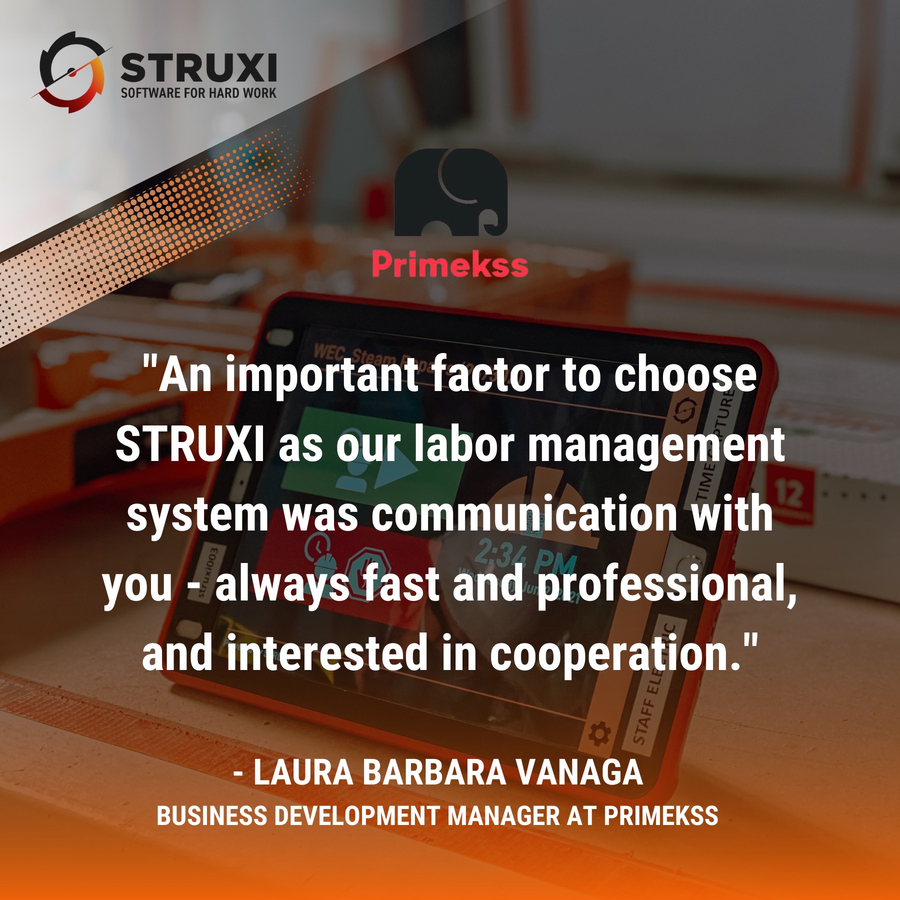 STRUXI Client Testimonial