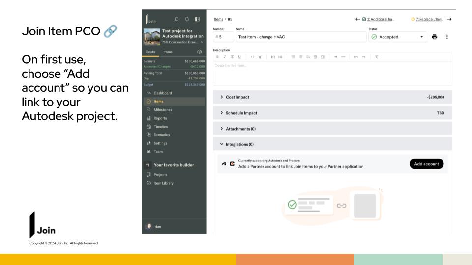 Join - Autodesk PCOs - 1