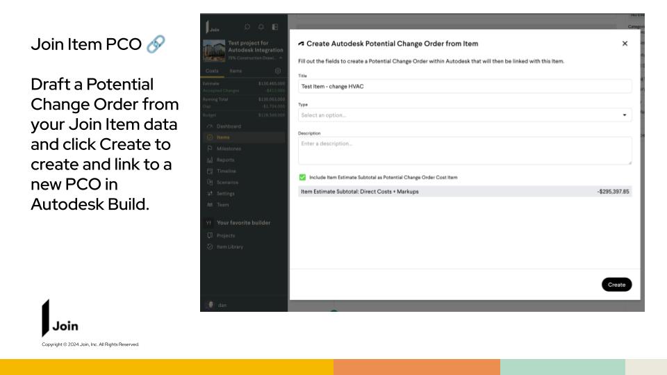 Join - Autodesk PCOs - 5